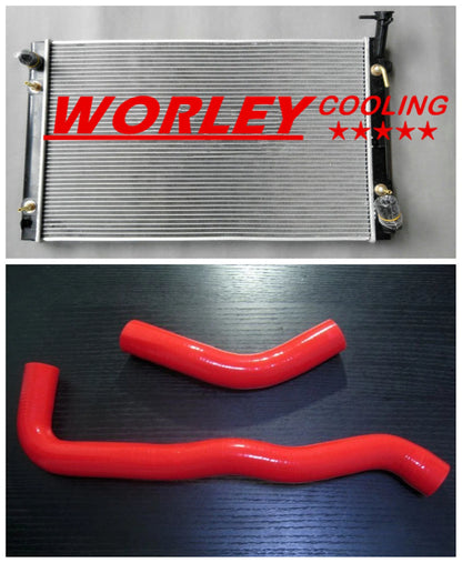 Radiator & Red Hose for Nissan GQ Patrol Y60 4.2L Petrol (1987-1997)