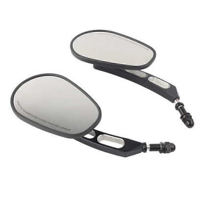 Matte Black Rearview Side Mirror for Harley Sportster 883, Softail, Dyna (2004-2023)
