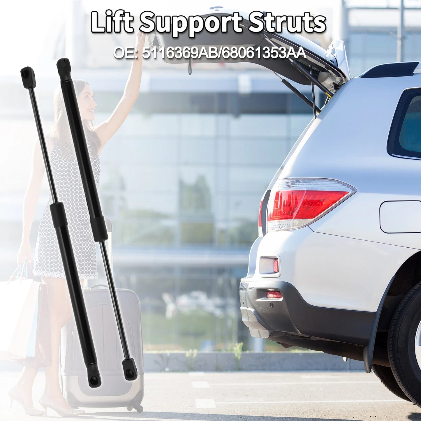 Rear Hatch Lift Supports for Jeep Patriot (2007-2016)