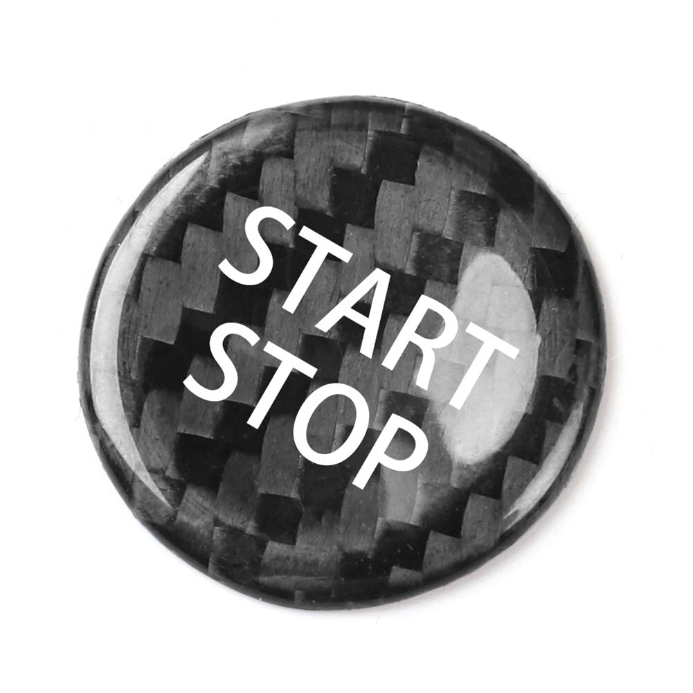 Carbon Fiber Engine Start-Stop Button Cover for Nissan GTR R35 (2008-2016)