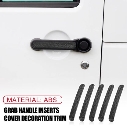 Grab Handle Inserts Cover Trim for Jeep Wrangler JK 2007-2017