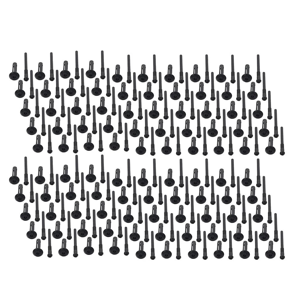 100Pc 1/4" Hole Flare Bumper Rivet Clips for Chrysler Jeep (2007-2018)