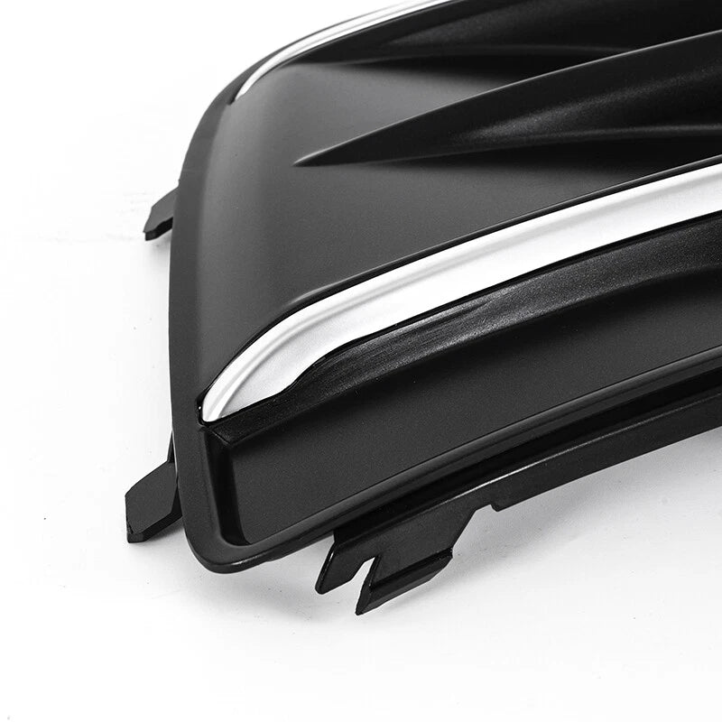 Front Bumper Lower Grill Fog Light Lamp Grille Cover for Audi Q5 (2018-2020)
