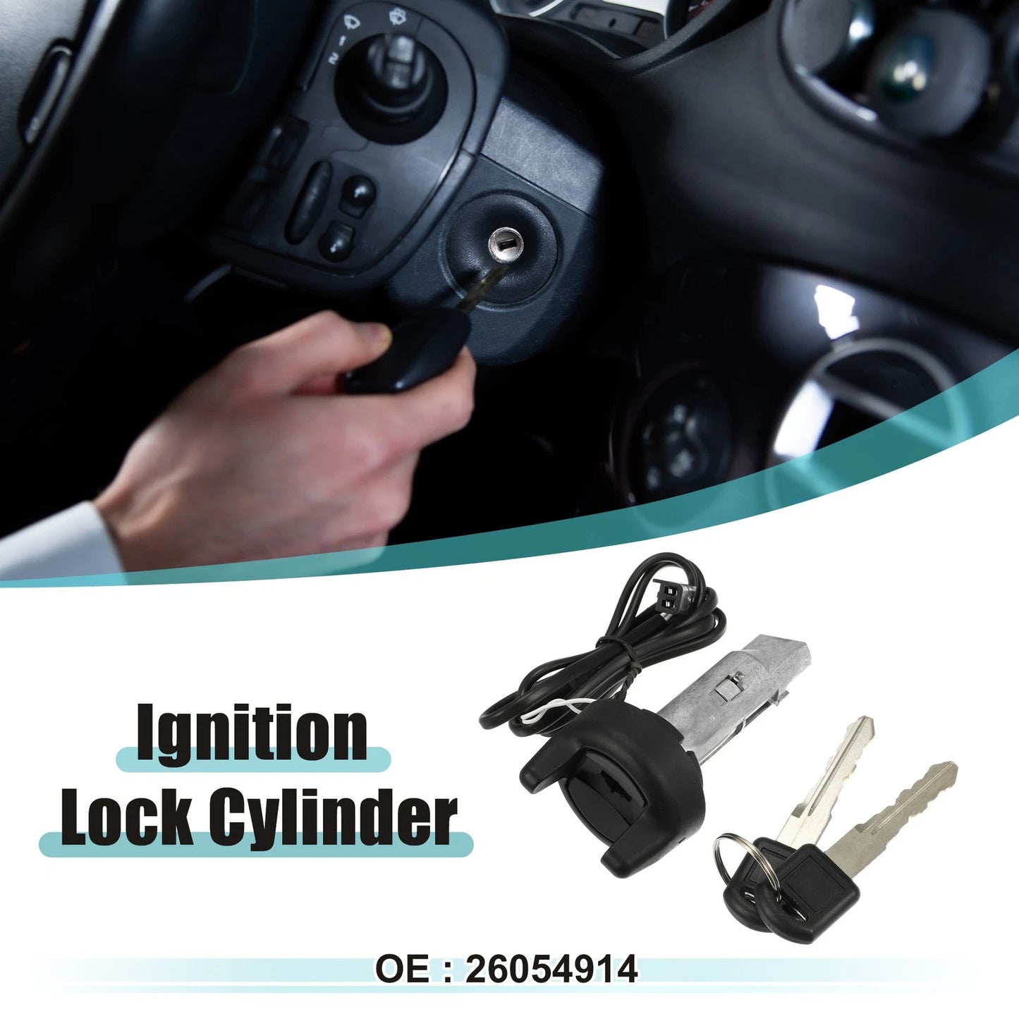 Ignition Switch Cylinder Lock Assembly for Buick Century (1997–2005)