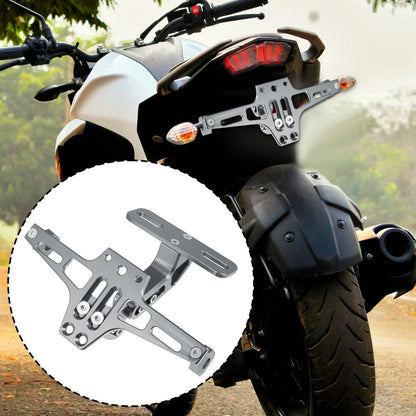 License Plate Holder Turn Signal Rear Light Bracket for Motorcycle