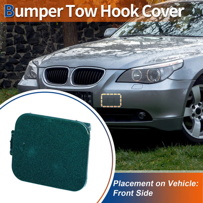Front Car Bumper Tow Hook Cover for BMW 528i 535i (2011-2016) Dark Green