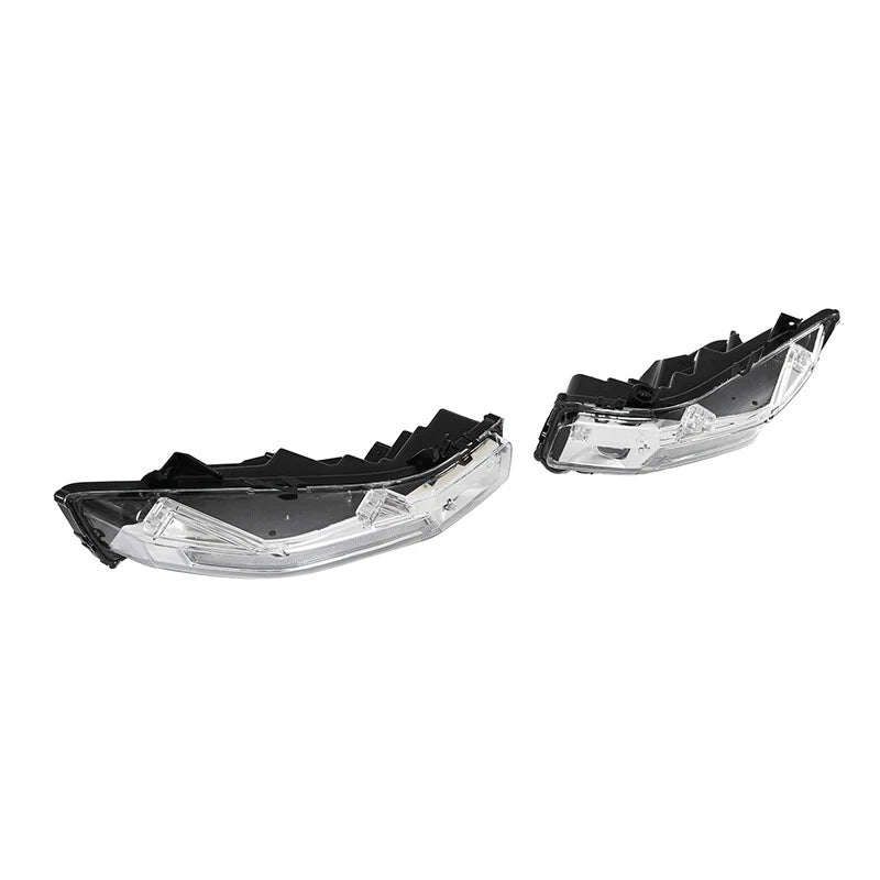 LED DRL Fog Lights for 2018-2023 Ford Mustang Clear Bumper Turn Signal Lamps 2 x