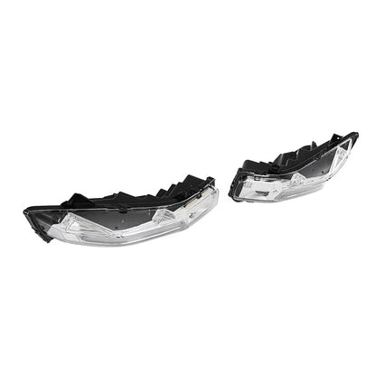 LED DRL Fog Lights for 2018-2023 Ford Mustang Clear Bumper Turn Signal Lamps 2 x