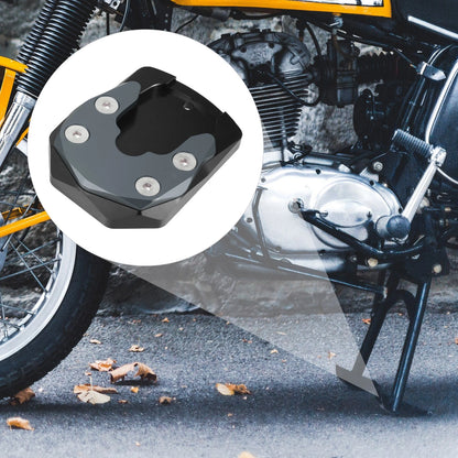 Set Kickstand Stand Pad Black Titanium Tone for Yamaha YZF-R15