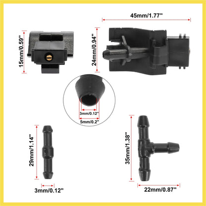 7pcs Windshield Wiper Fluid Squirter Nozzle for Toyota Scion