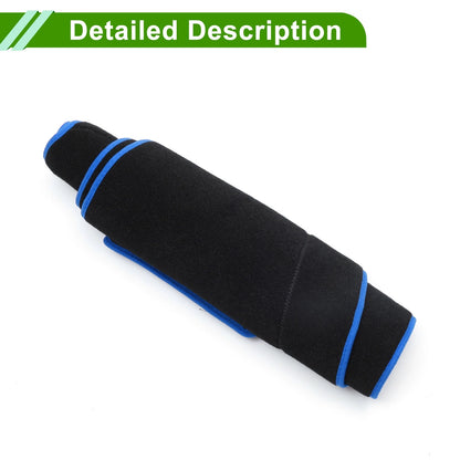 Dashboard Cover Mat for Land Rover Discovery 3 (2005-2009) Black Blue