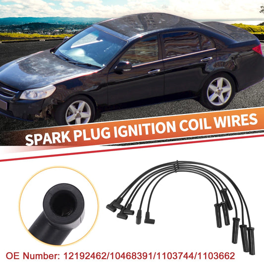 6 x Spark Plug Wire Ignition Coil Cable for Buick Century (2000–2005)
