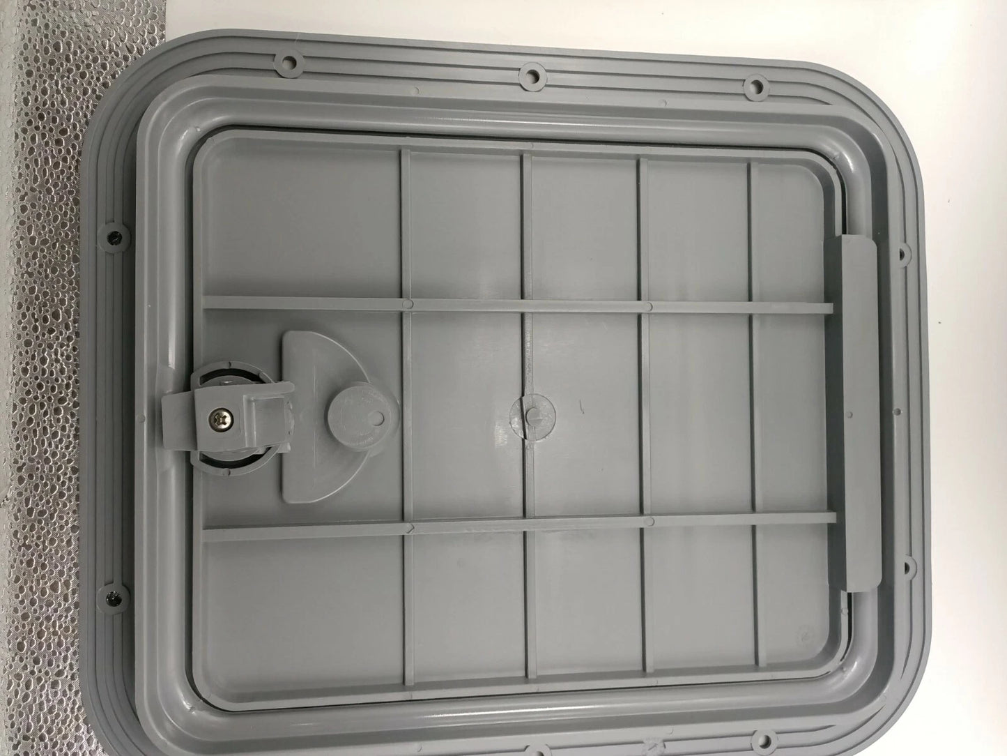Access Hatch Caravan RV Boat Nuova Rade Removable Lid 356x310 Grey