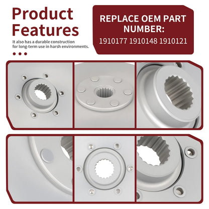 Rear Brake Rotor Disc for Polaris Big Boss 300/350L/400L/500 6x6 (1993-1999)