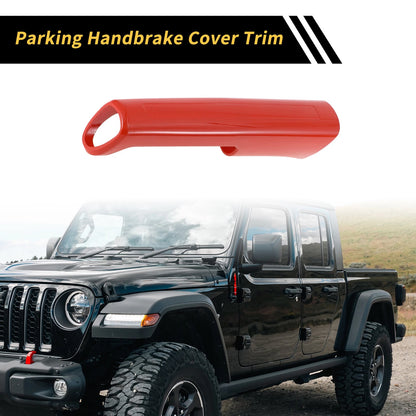 Parking Handbrake Cover Trim for Jeep Wrangler JK JKU (2011-2017) Red