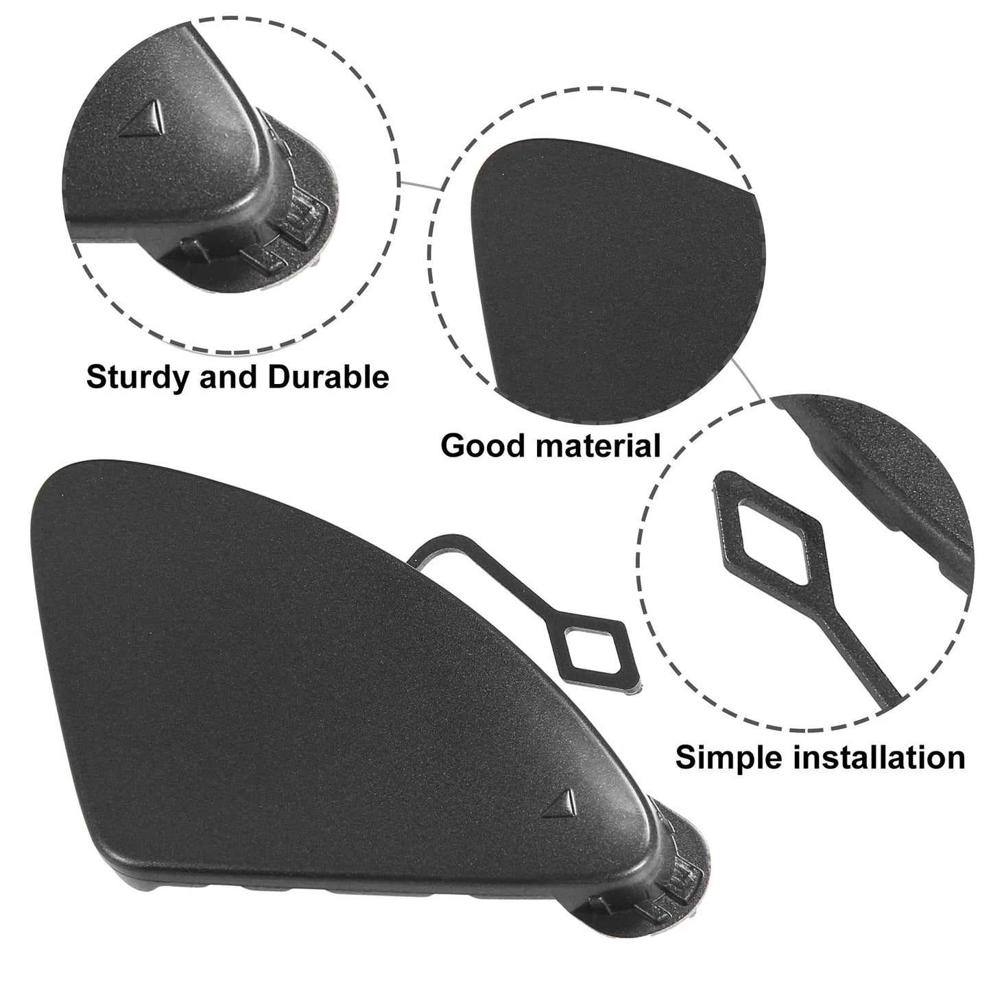 Front Right Bumper Tow Eye Hook Cover Cap for BMW 320i (2012 - 2015)