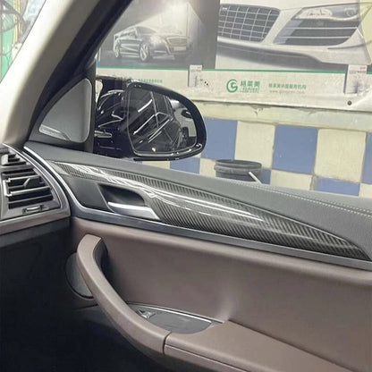 Carbon Fiber Console Vent &Interior Door Panel Cover for BMW X3 X4 G01 G02 22-23