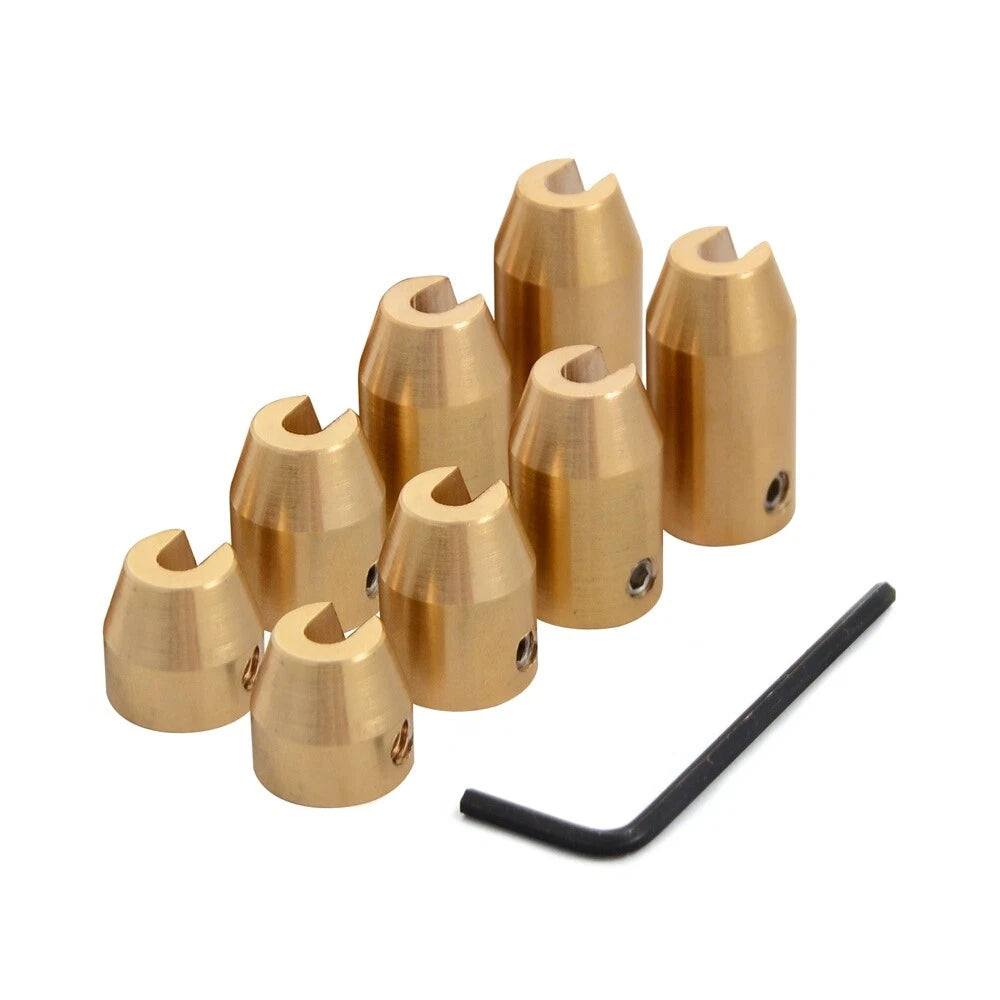 8X Brass Wheel Spoke Balance Weights Kit for Harley, KTM, Suzuki, BMW