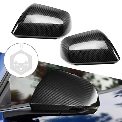 Real Carbon Fiber Side Mirror Covers for 2015-2020 Ford Mustang (2015-2020)