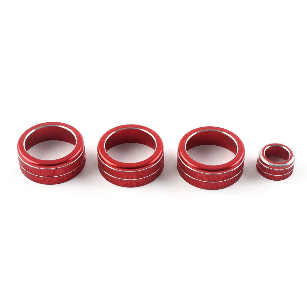 4 x AC Climate Control Knob Ring Covers for Honda Civic 11th Gen CR-V 2022+