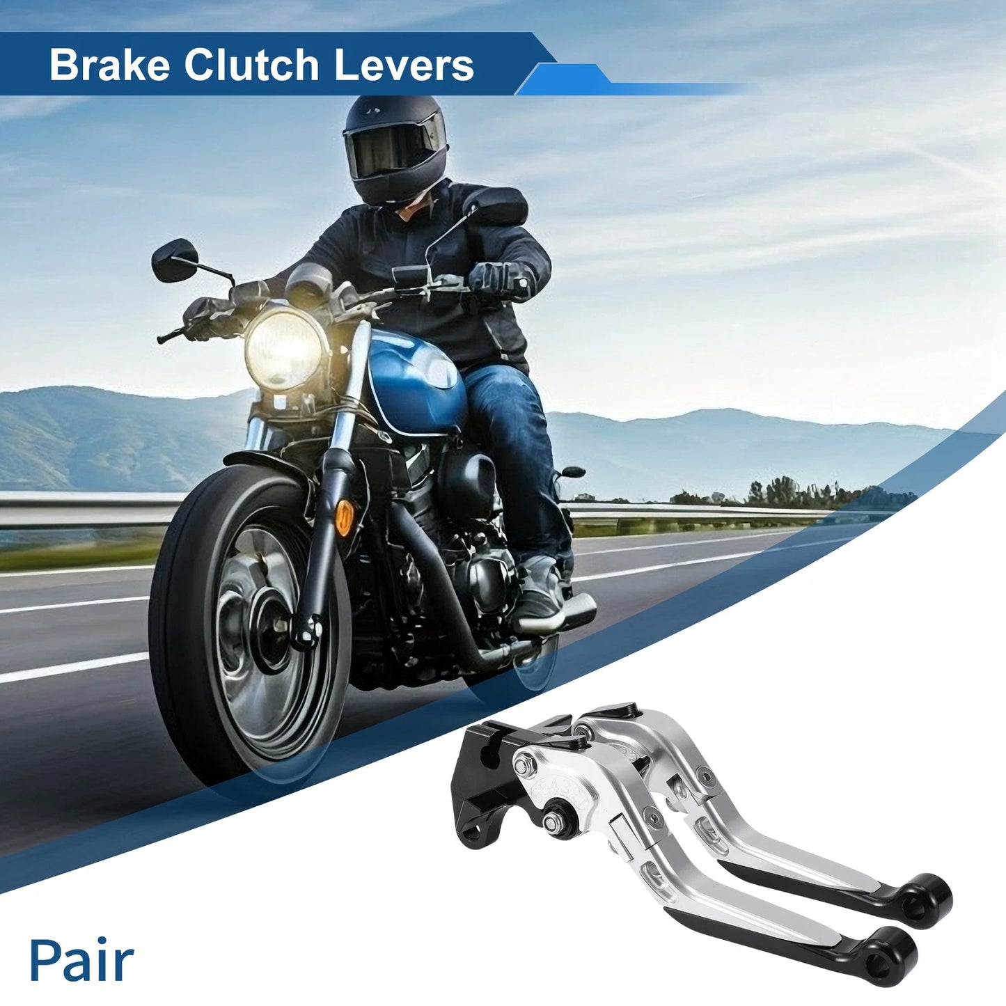 Levers / Adjustable Short/Long / Brake Clutch Levers for Yamaha MT125 (2014–2019)