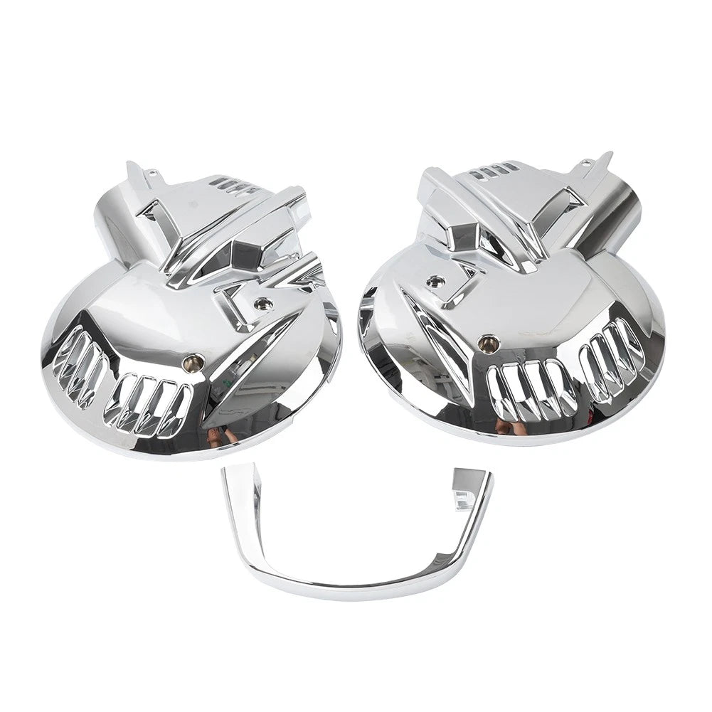 Front Brake Rotor Disc Covers for Honda Goldwing GL1500 88-00 Chrome
