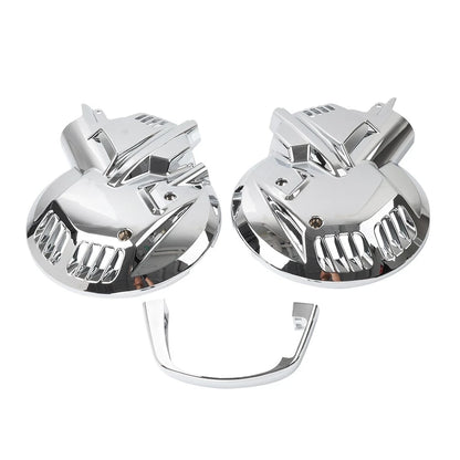 Front Brake Rotor Disc Covers for Honda Goldwing GL1500 88-00 Chrome