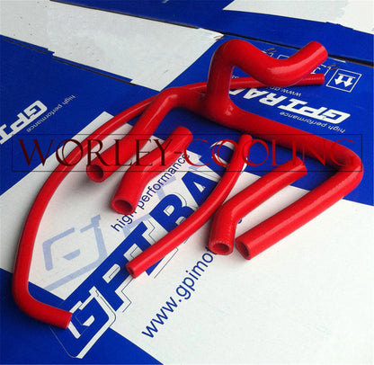 Red Silicone Y Hose Kits for Honda CR250R (2000-2001)