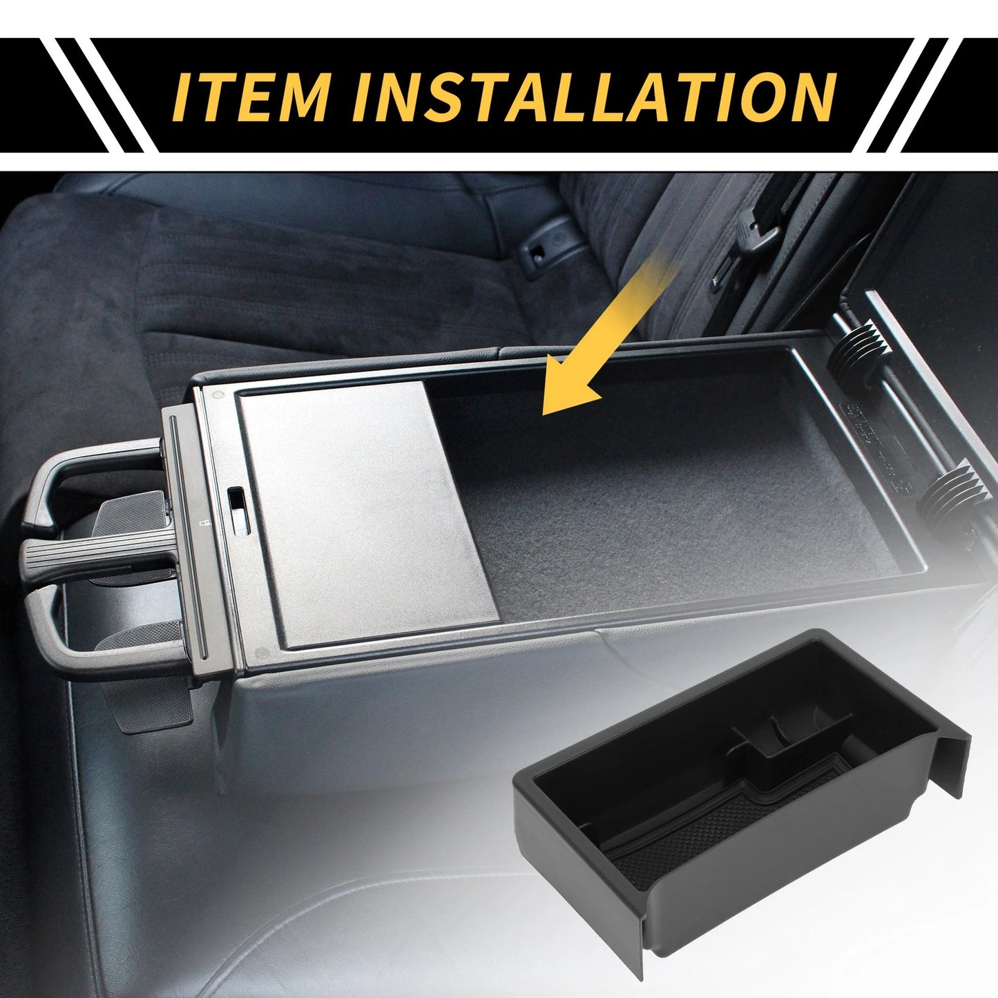 Center Console Organizer Insert Tray for Ford Maverick (2022-2024) Black