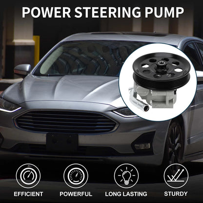 Power Steering Pump with Pulley for Ford F-250 F-350 (2011-2016)