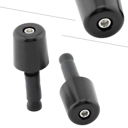1.5 in Universal Motorcycle Handlebar Hand Grips & End Caps for Various Models