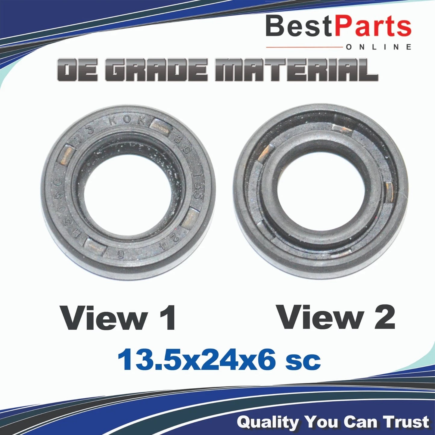 Oil Seal 13.5 x 24 x 6