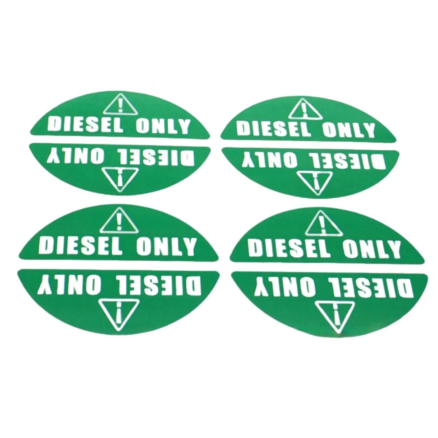 Diesel Only Sticker Decal for Fuel Tank Door - Vinyl Laminate Label