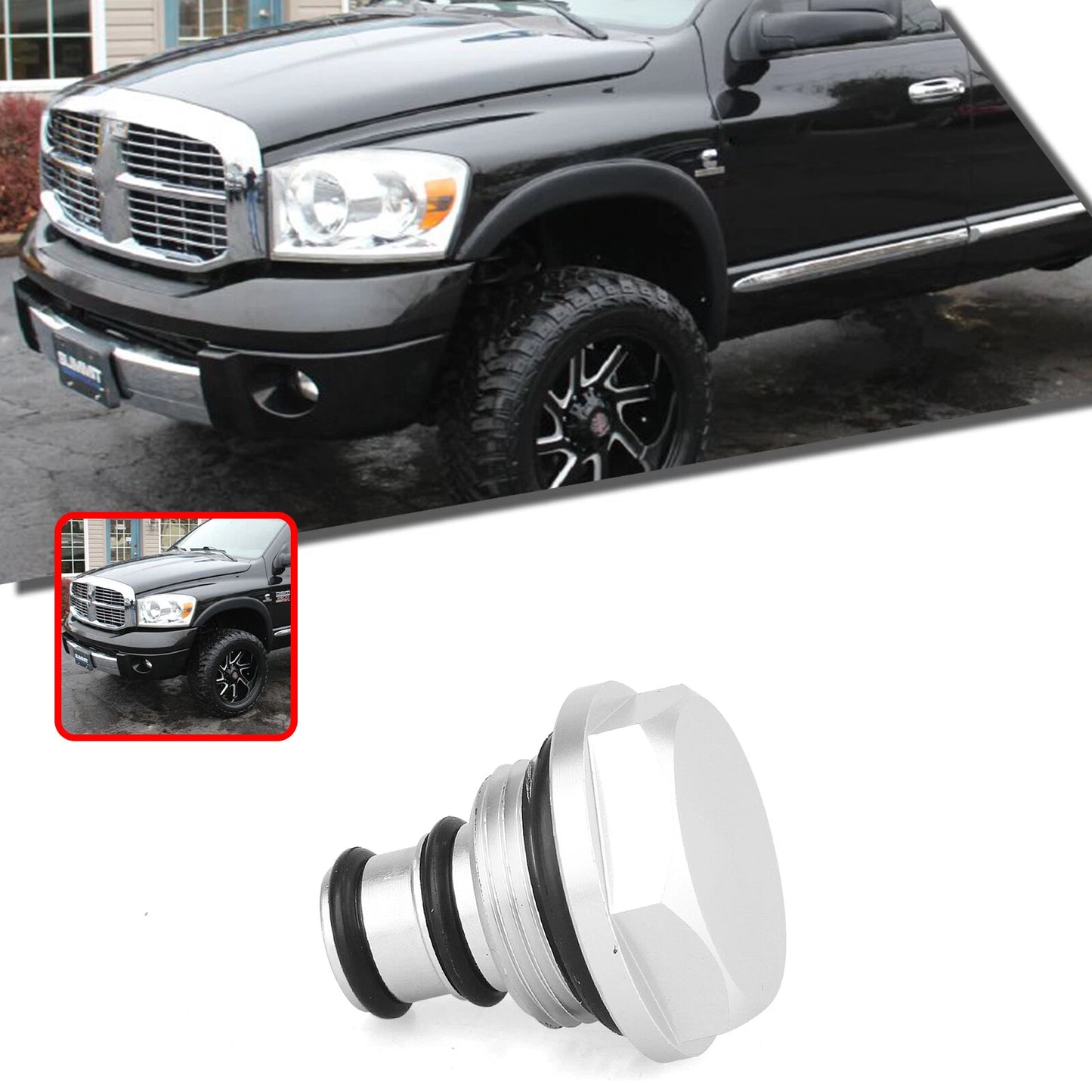 Turbo Solenoid Plug Billet Kit for Dodge Ram (2004-2007)