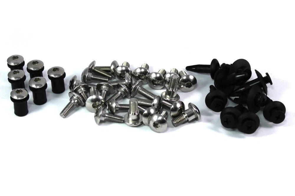 Parabrisas Acero Inoxidable Completo for Honda VFR800 (1998–2001)