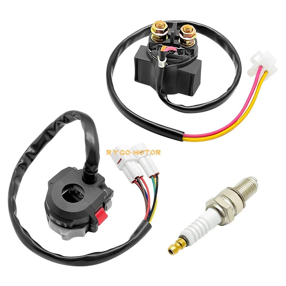 Handlebar Switch & Starter Solenoid Relay for Yamaha Warrior 350 (2002–2003)