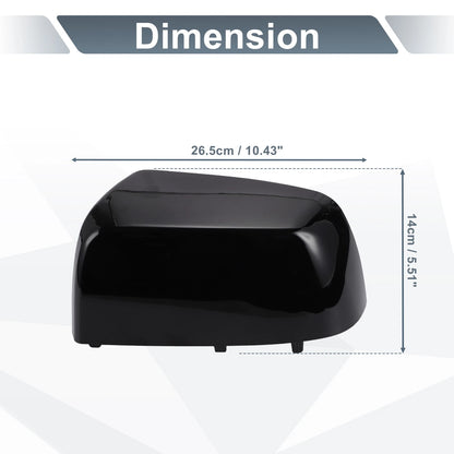 Left Side Rearview Mirror Cap Gloss Black for CHEVROLET COLORADO