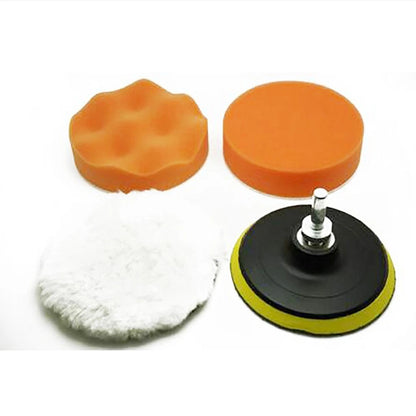 Buffer Pads 4Inch Polishing Sponge Drill Adapter for Car Polisher
