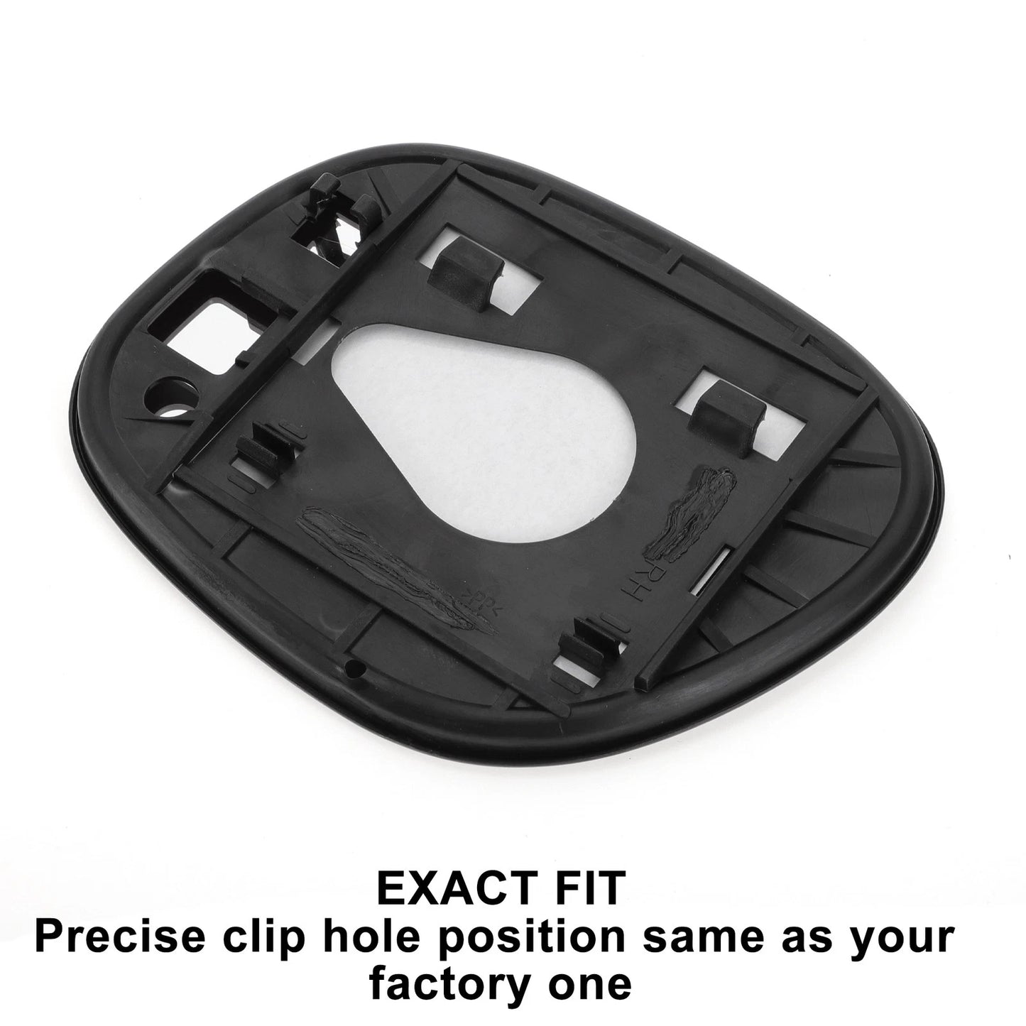 Right Side White Mirror Glass w/ Back Non-heated for Toyota RAV4 (1994-2000)