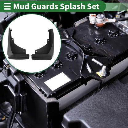 Mud Flaps Splash Guards for Ford Edge 2.0T (2012-2017) - Includes Mount Accessories