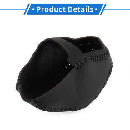 Car Gear Shift Knob Cover for Toyota RAV4 (2019-2024) Black Faux Leather