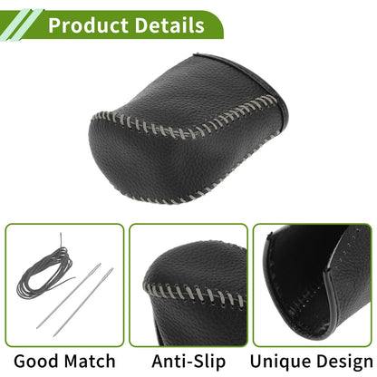 Car Gear Shift Knob Cover for Lexus NX300 2014-2021 - Pebbled Black Grey