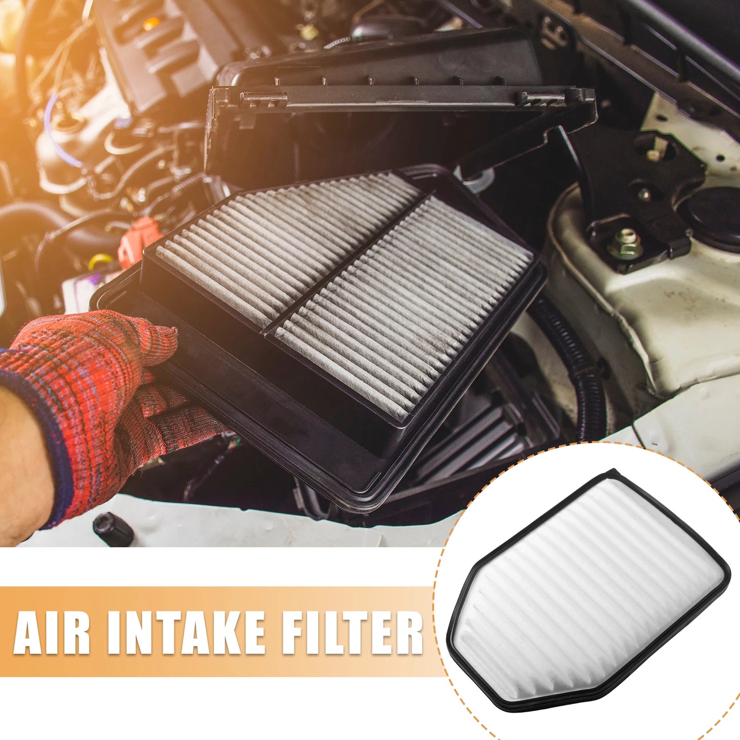 Engine Air Filter MGA49018 for Jeep Wrangler JK V6 3.6L (2007-2018)