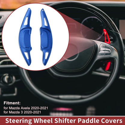 Blue Red Aluminum Alloy Steering Wheel Paddles for Mazda Axela (2020-2021)
