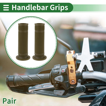 7/8" 22mm Motorcycle Hand Grips Cover TPU Green for Make Model