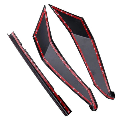 Gloss Black Front Grill Chrome-Delete Trim Cover for Nissan Sentra (2020-2022)