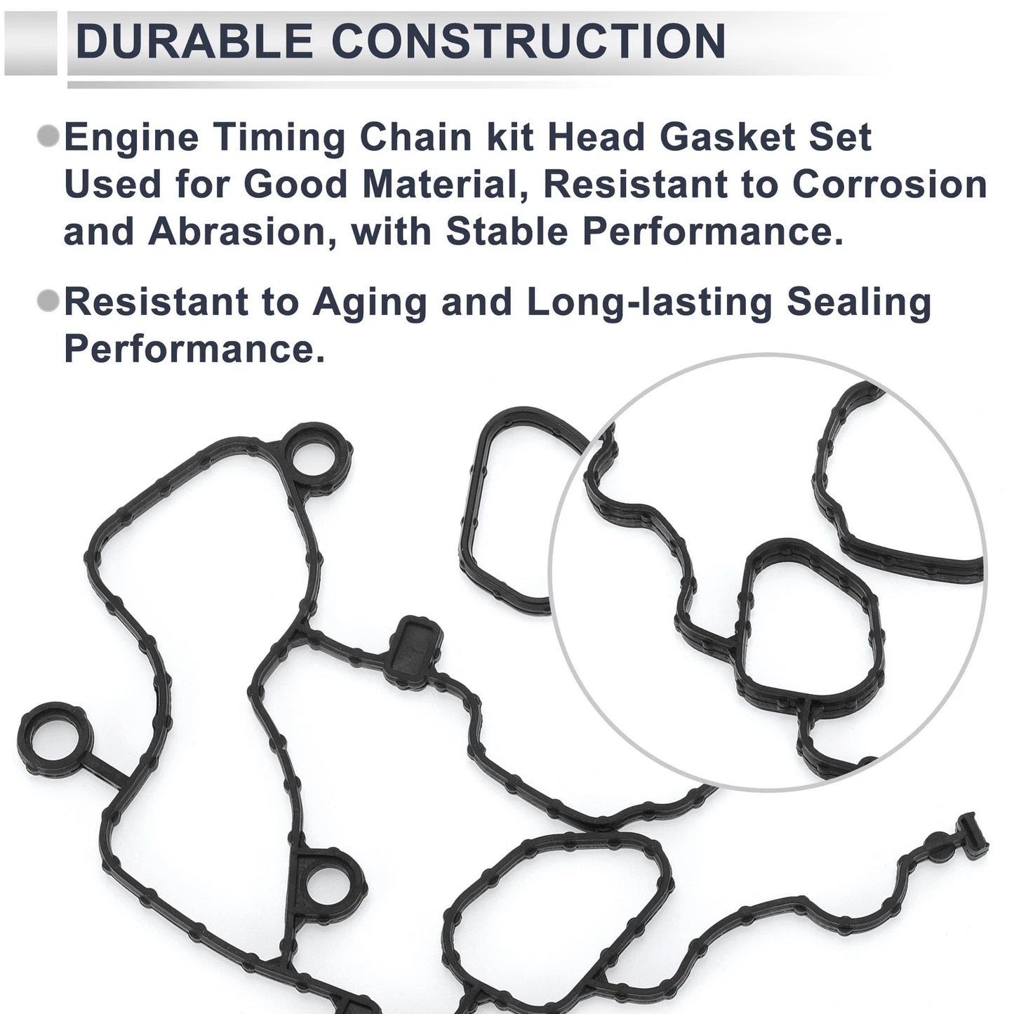 Timing Cover Gasket for Chrysler/Dodge 3.6L V6 Engine 1 Set