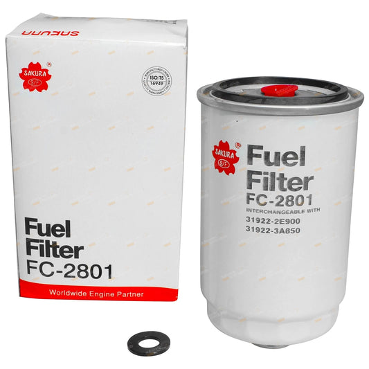1x Fuel Filter for Kia Sportage 2.0L D4EA (2006 - 2010)