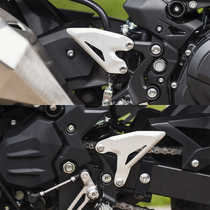Foot Peg Heel Plate Bracket for Kawasaki Ninja 400 (2018-2024)