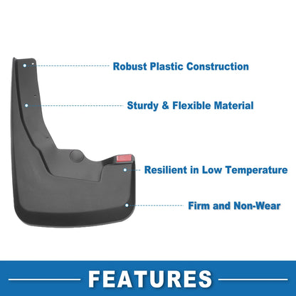 Mud Flap Splash Guards for Dodge Ram 1500 (2019-2024)